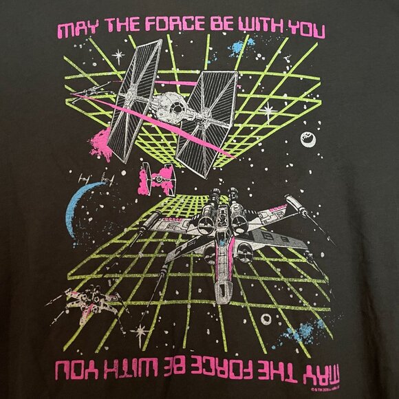 Star Wars Made a Force Be With You Movie T-shirt size Large - Picture 2 of 4